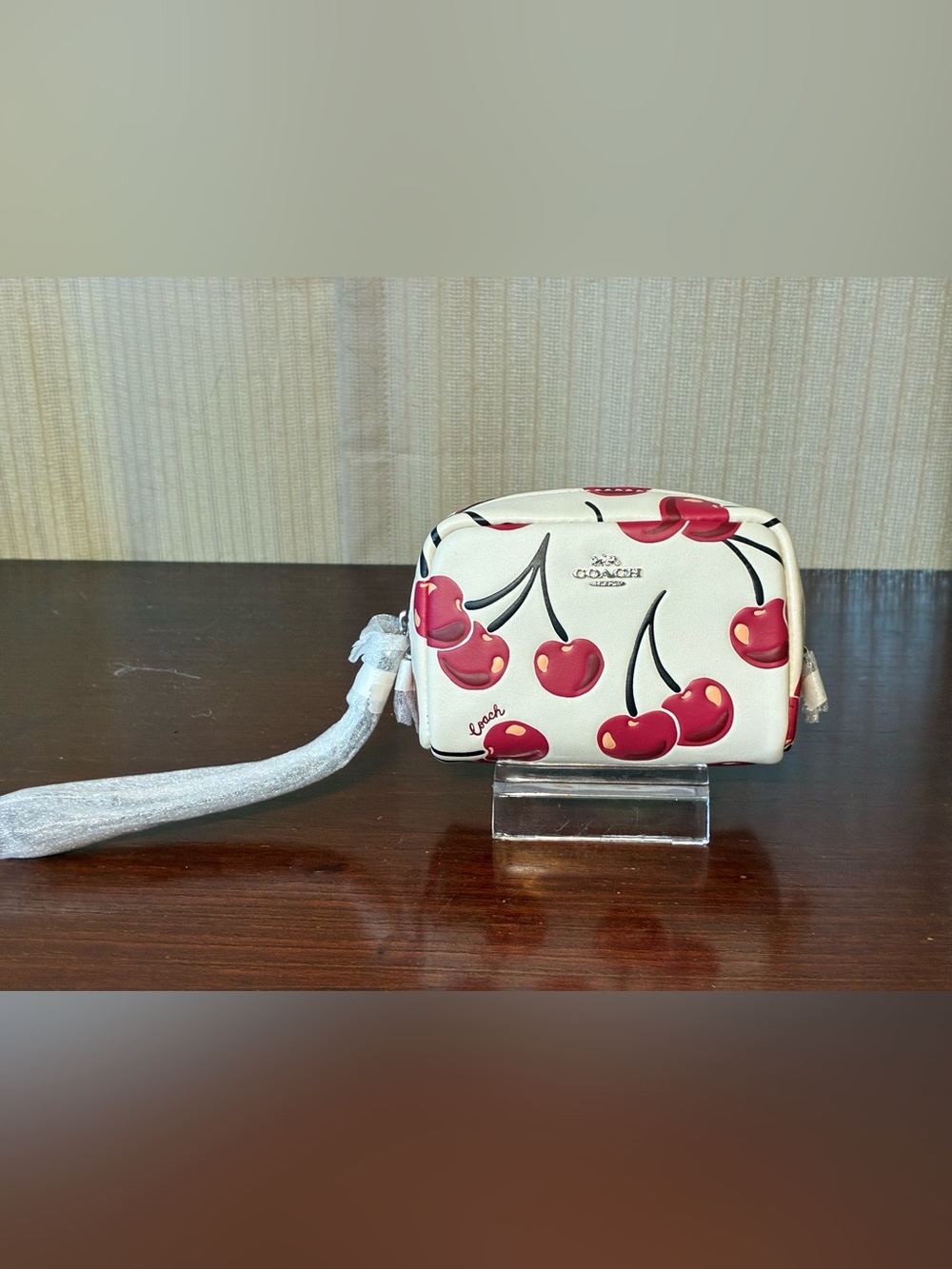 Coach Cherry Pouch